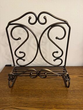 Vintage Princess House Fantasia Metal Cookbook Stand (Item #5271)